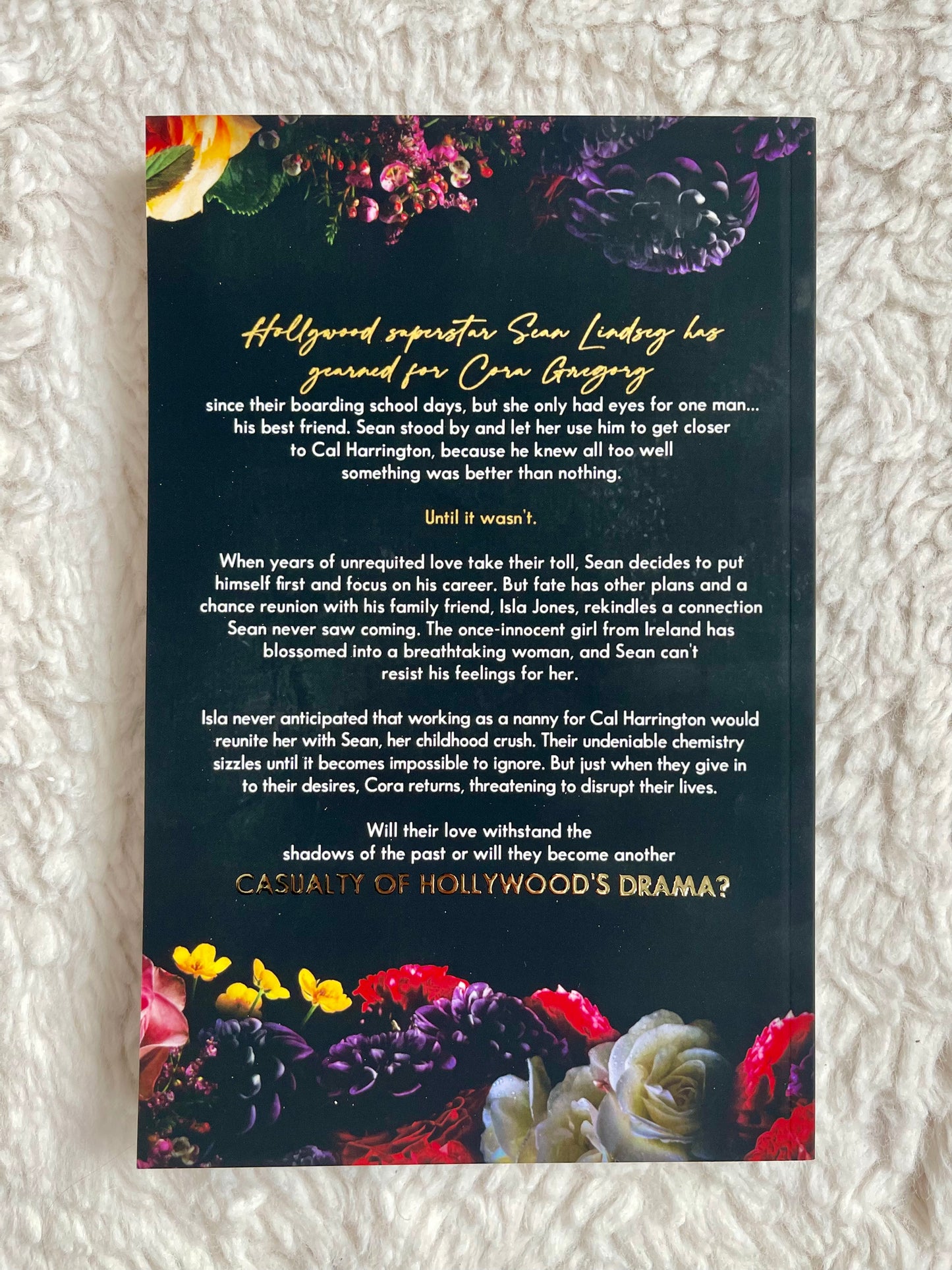 Edge of Desire Gold Foil SIgned Paperback