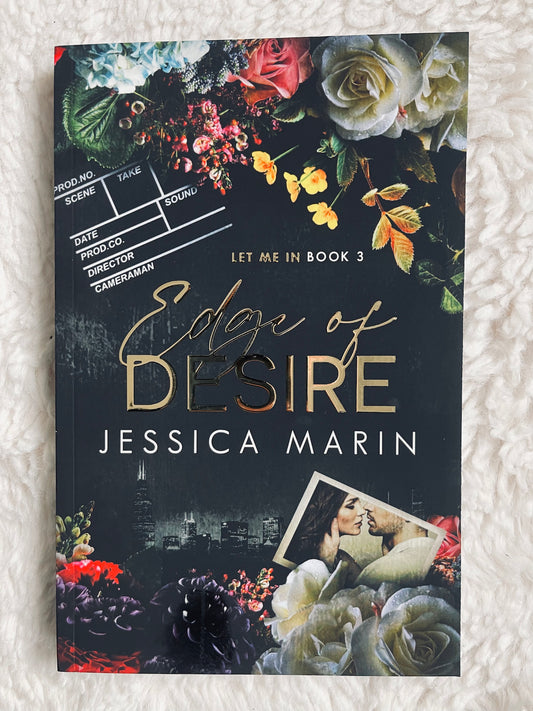 Edge of Desire Gold Foil SIgned Paperback